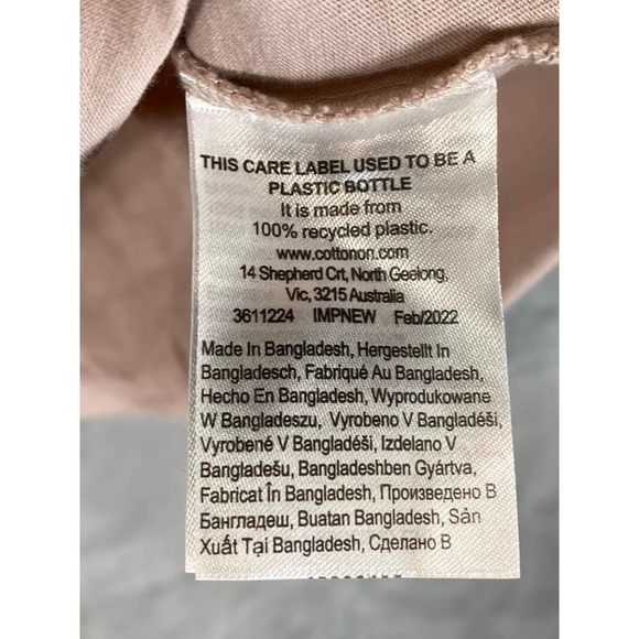 Cotton:On Men's Dusty Blossom Organic Henley Short Sleeve T-Shirt SZ S - Picture 12 of 13